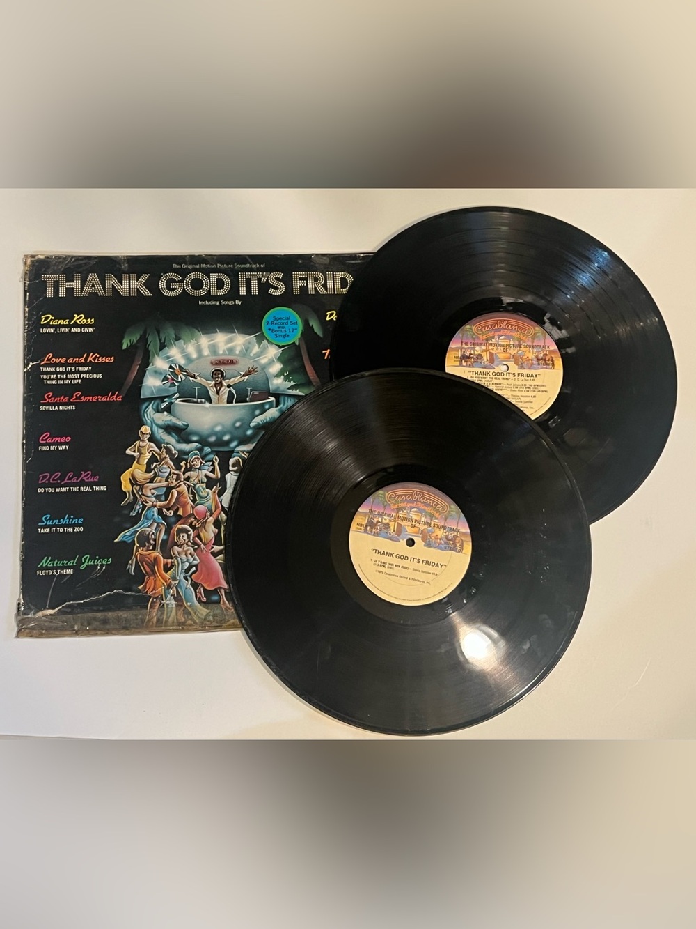 Thank God Its Friday Soundtrack Vintage 1978 LP Vinyl Set Casablanca
